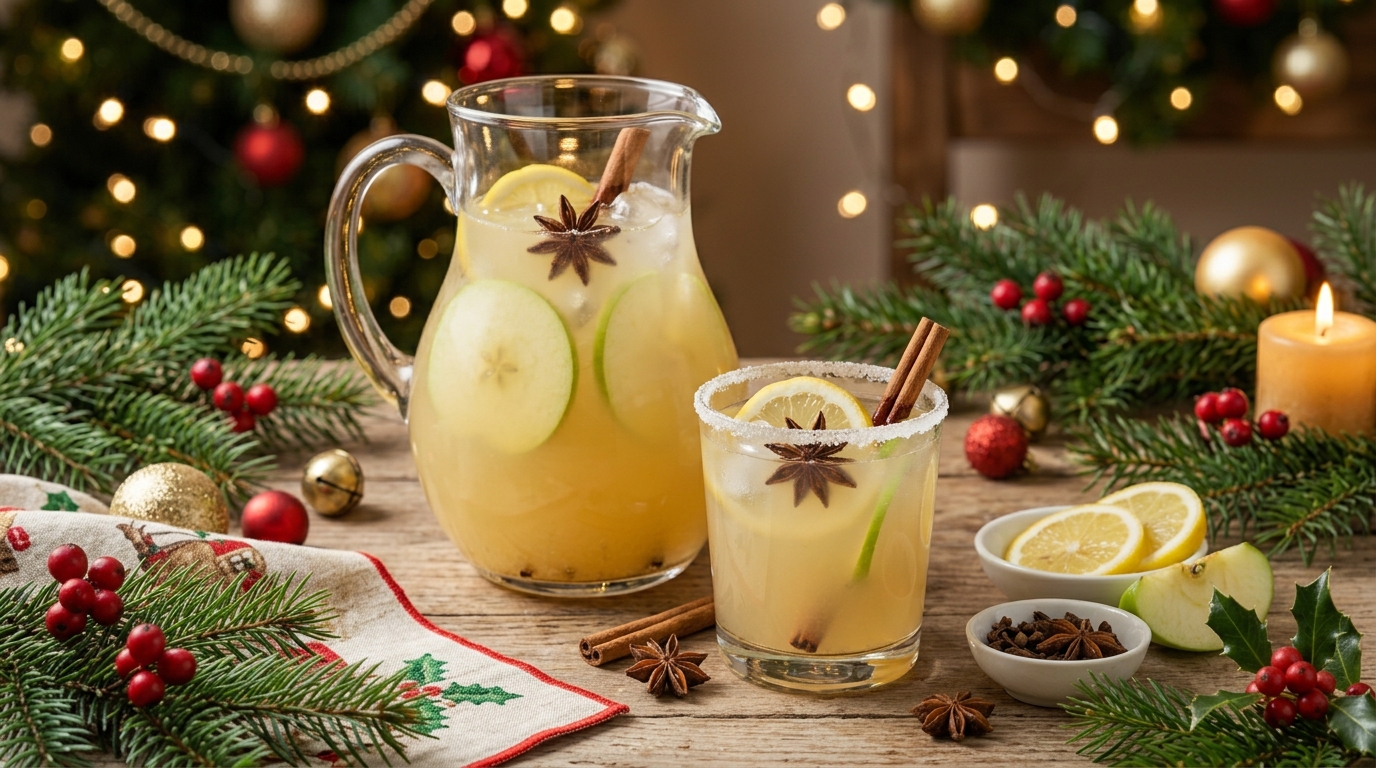 Limonada de manzana y especias